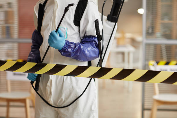 Professional Biohazard technician working in Canova, SD